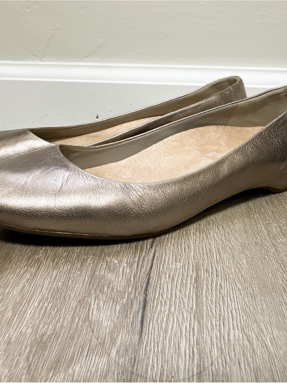 Women’s Metallic Ecco/ Vionic Ballet Flats